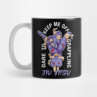 Dare to keep me off jiu-jitsu purple Mug